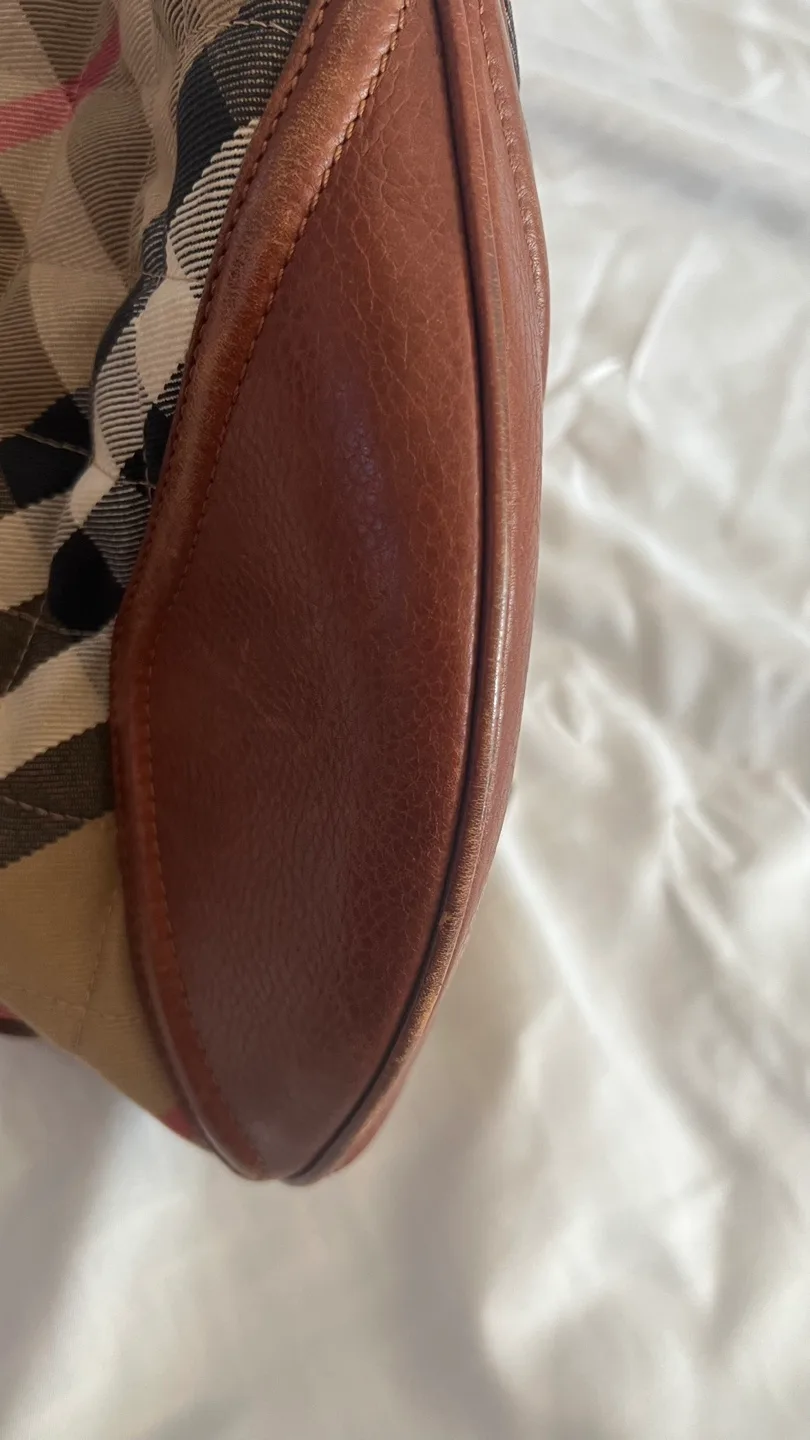 Burberry Quilted Plaid Handbag image indicator(9)