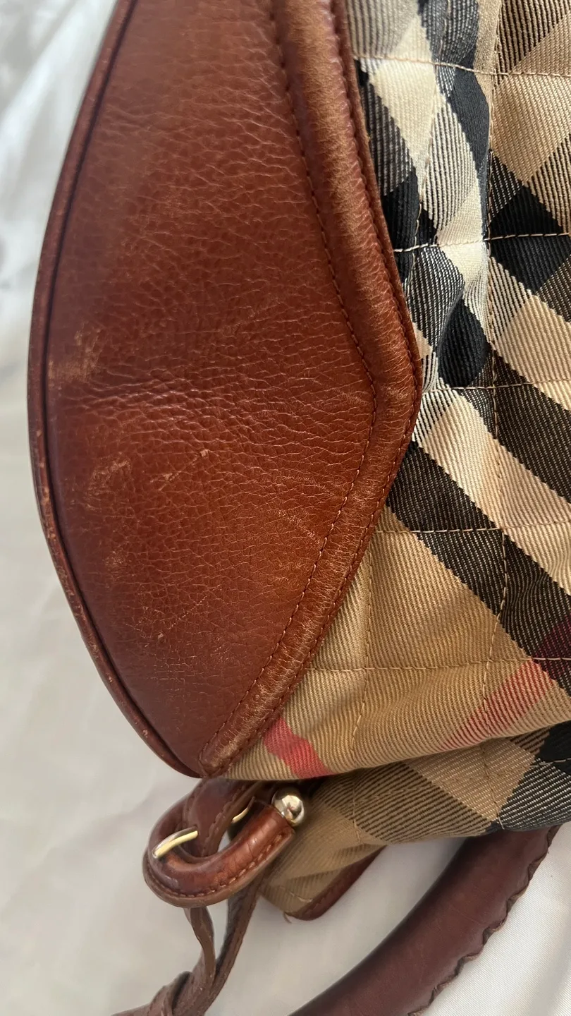 Burberry Quilted Plaid Handbag image indicator(8)