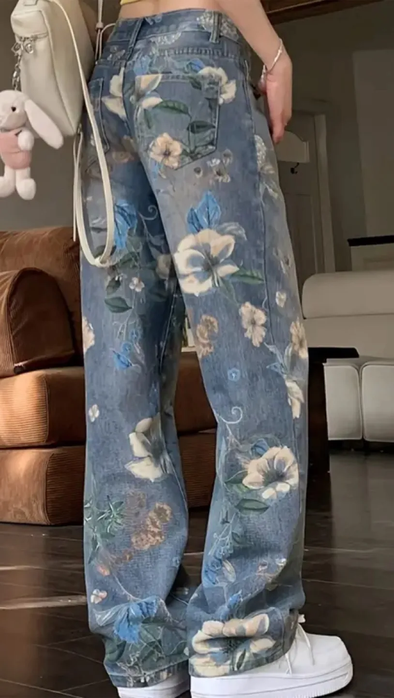 Floral Print Jeans image indicator(3)