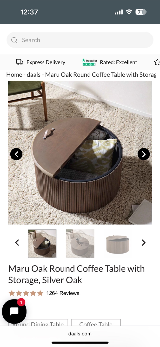 Brand New Storage Coffee Table + Side Table - photo 2