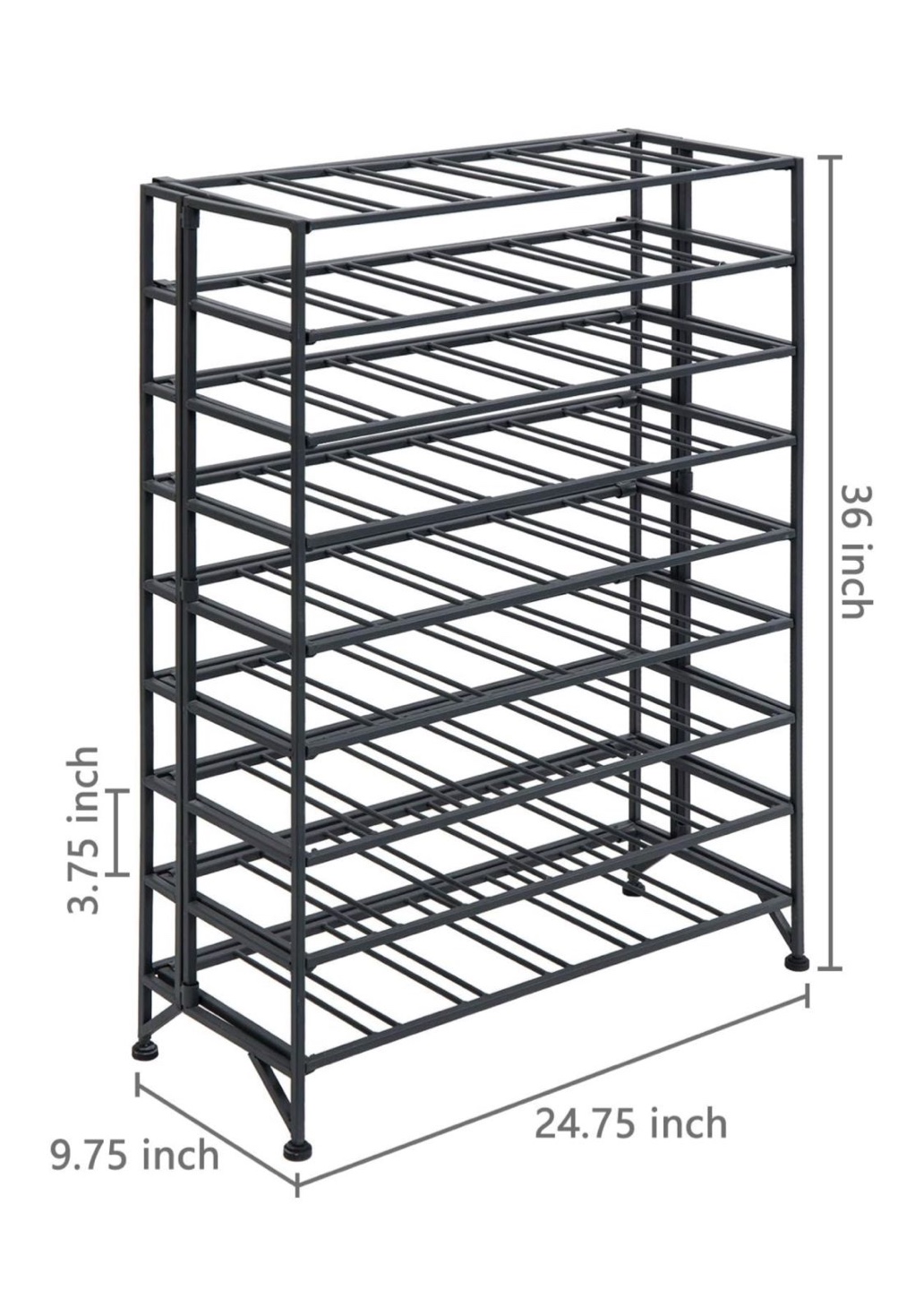 Metal Wine Rack - 36" Tall - photo 2