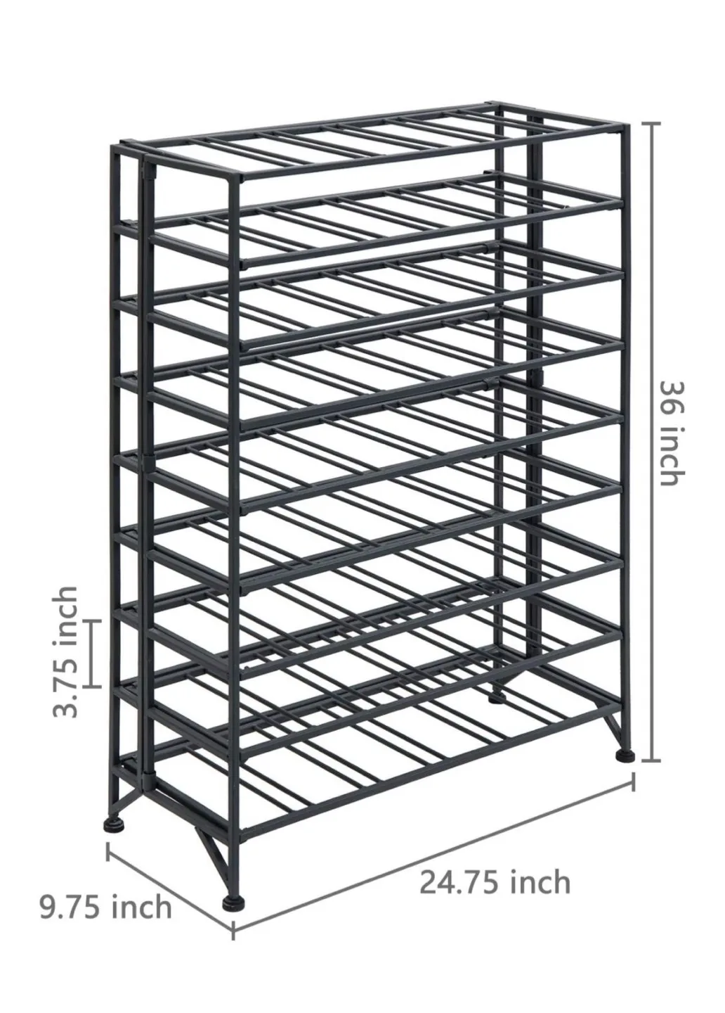 Metal Wine Rack - 36" Tall image indicator(2)