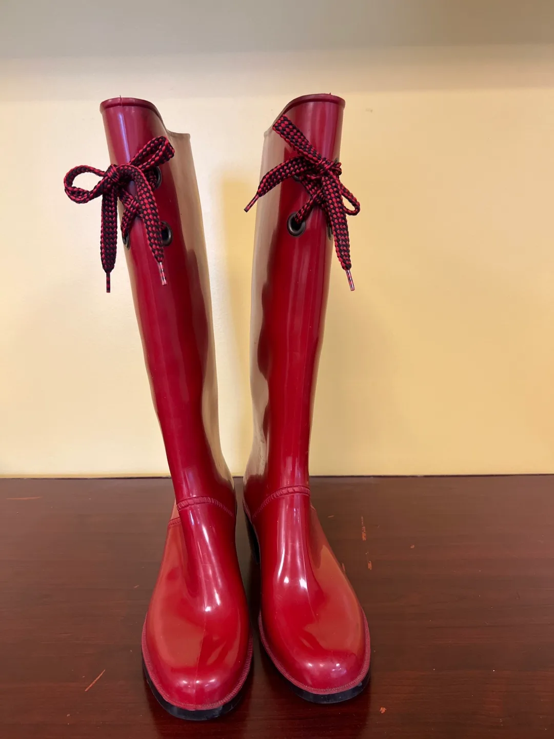 Marc Jacobs Red Rain Boots image indicator(3)
