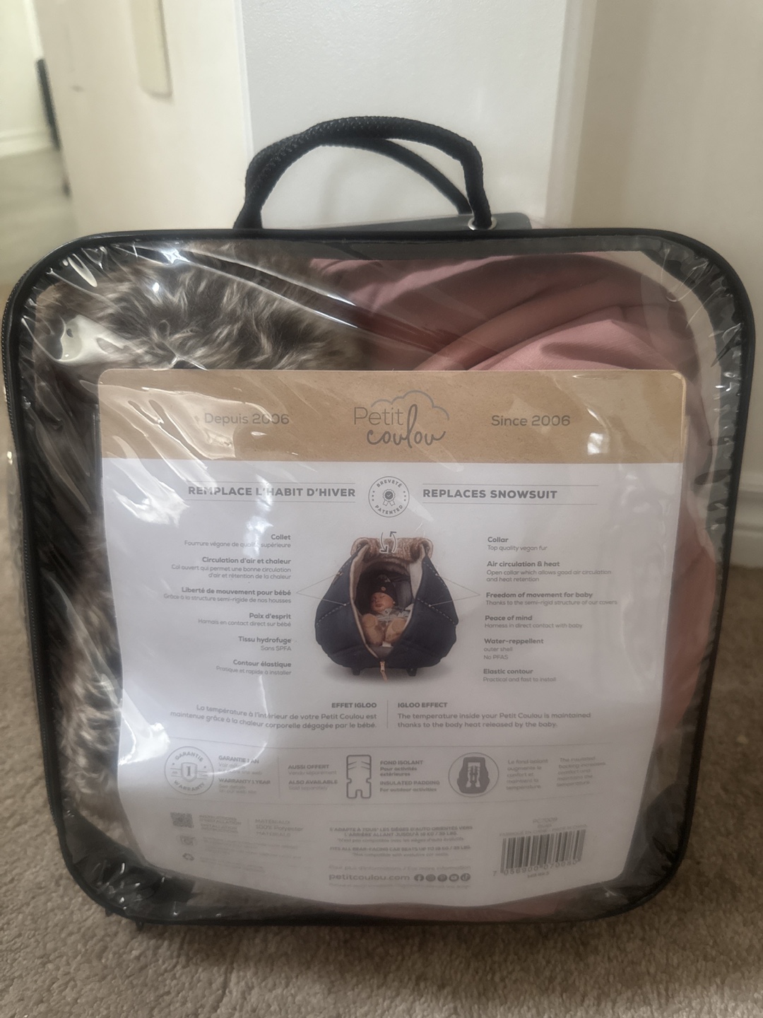 Petit Coulou Winter Car Seat Cover for Baby - photo 3