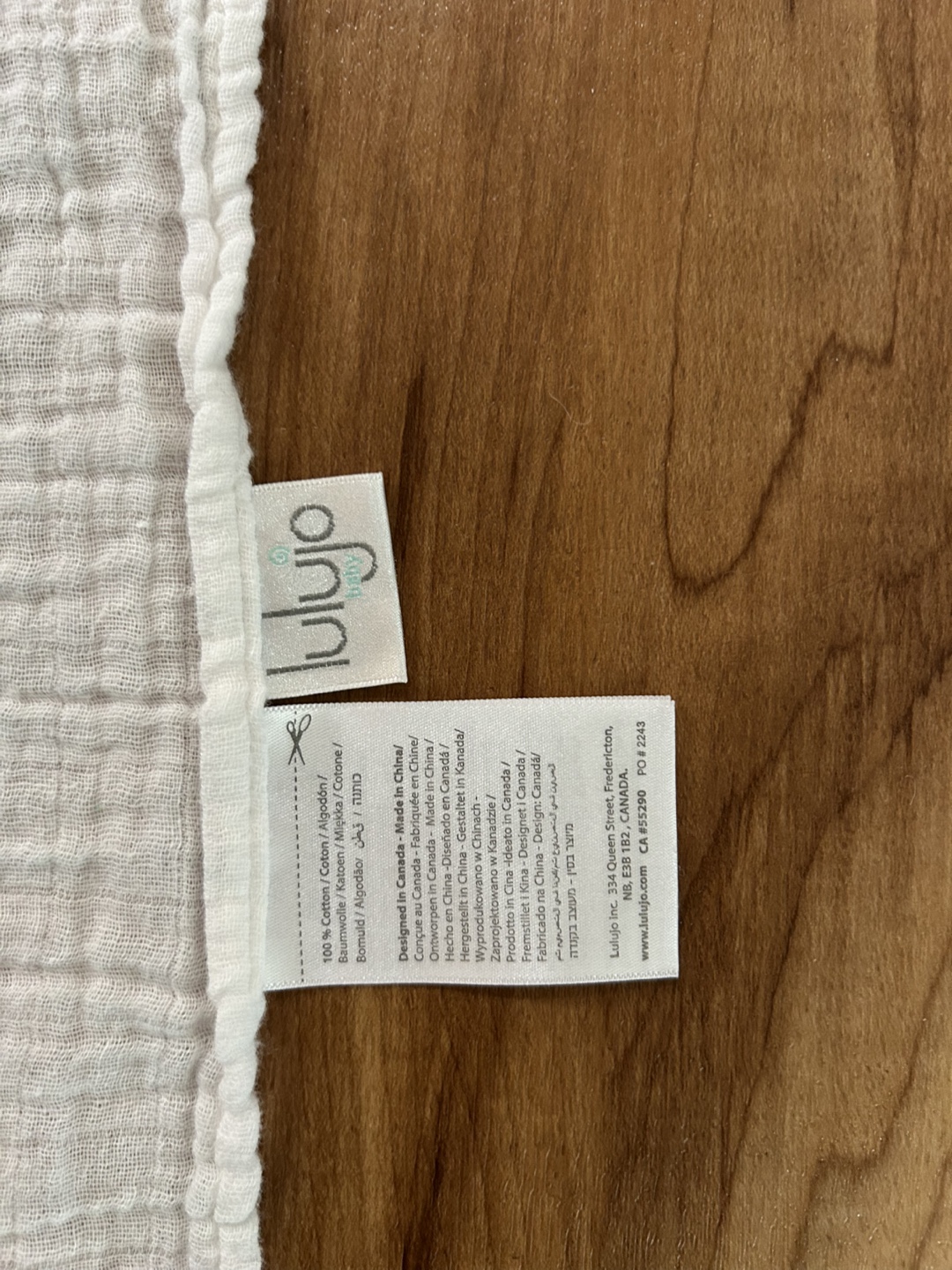 Lulujo Hello World Milestone Blanket - photo 2