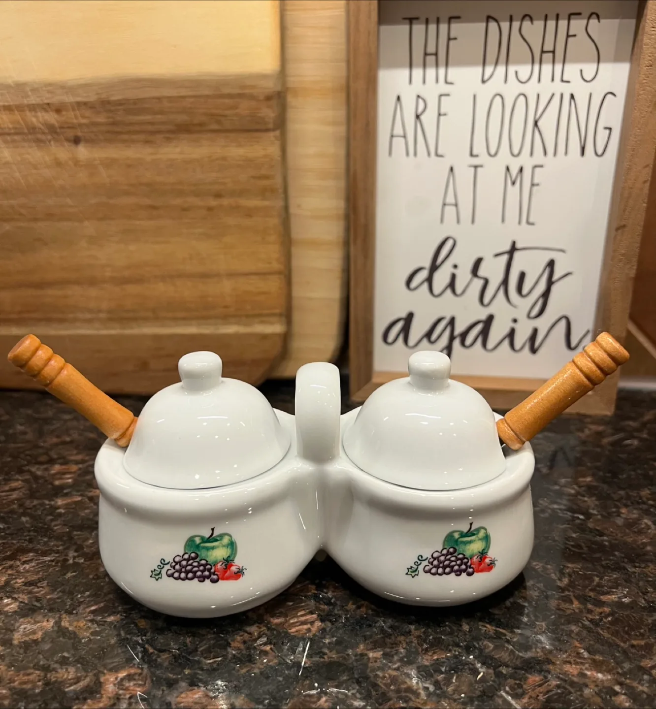 Vintage Ceramic Jam/Jelly Dish thumbnail