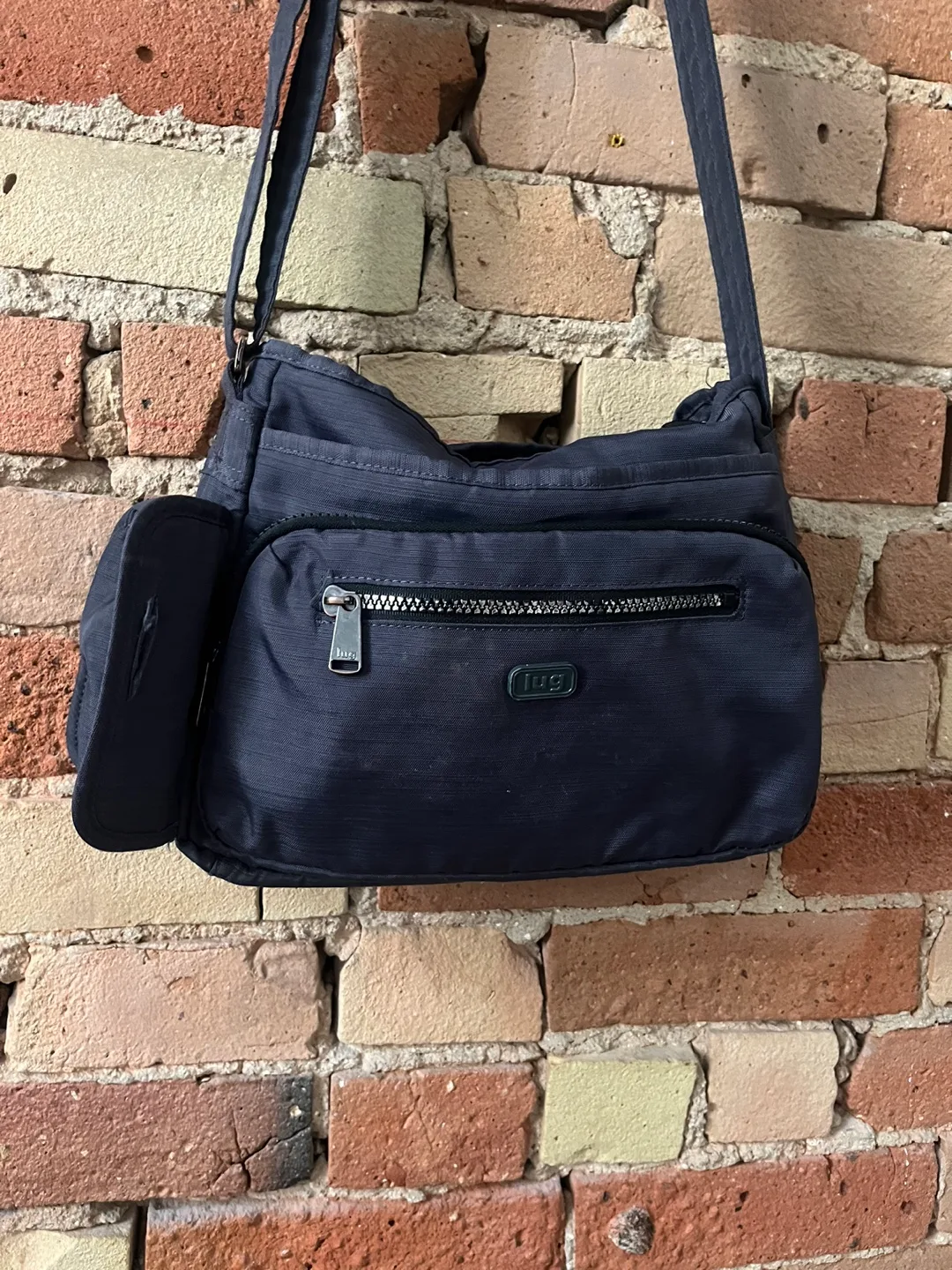 Lug Crossbody Bag - Navy Blue thumbnail