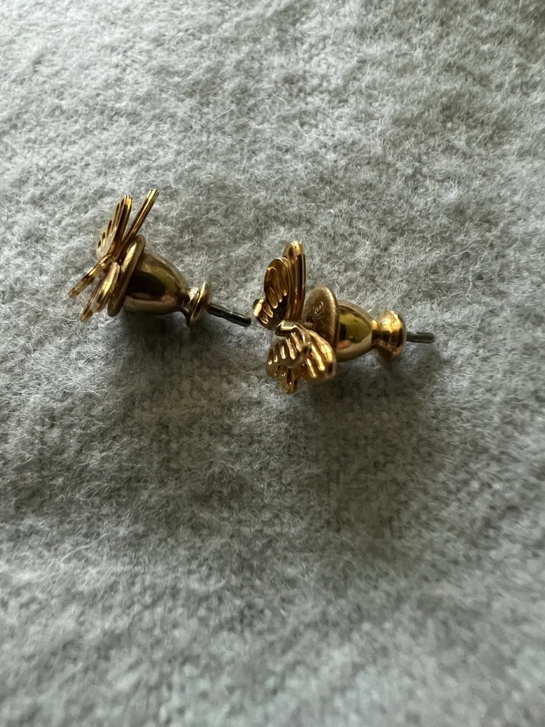 Gold Butterfly Earrings image indicator(4)