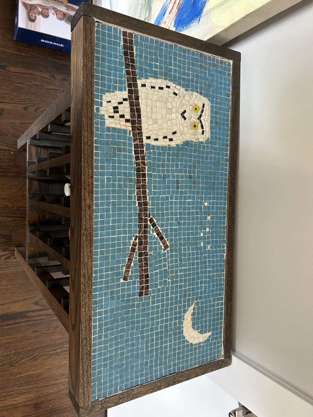 Mosaic Owl Wine Rack - photo 2
