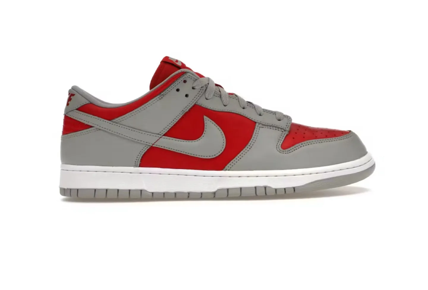 Nike Dunk Low Retro Grey/Red, Size 12 thumbnail