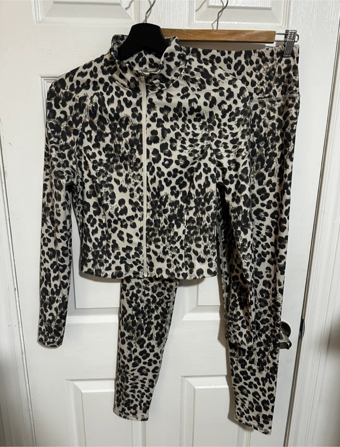 Leopard Print Athletic Set