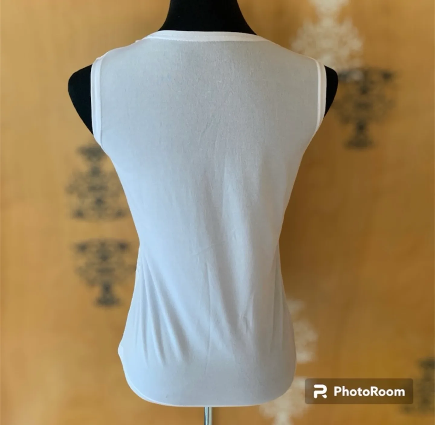 Vintage 90s V-Neck Sleeveless Lace Top Cotton S/M image indicator(8)