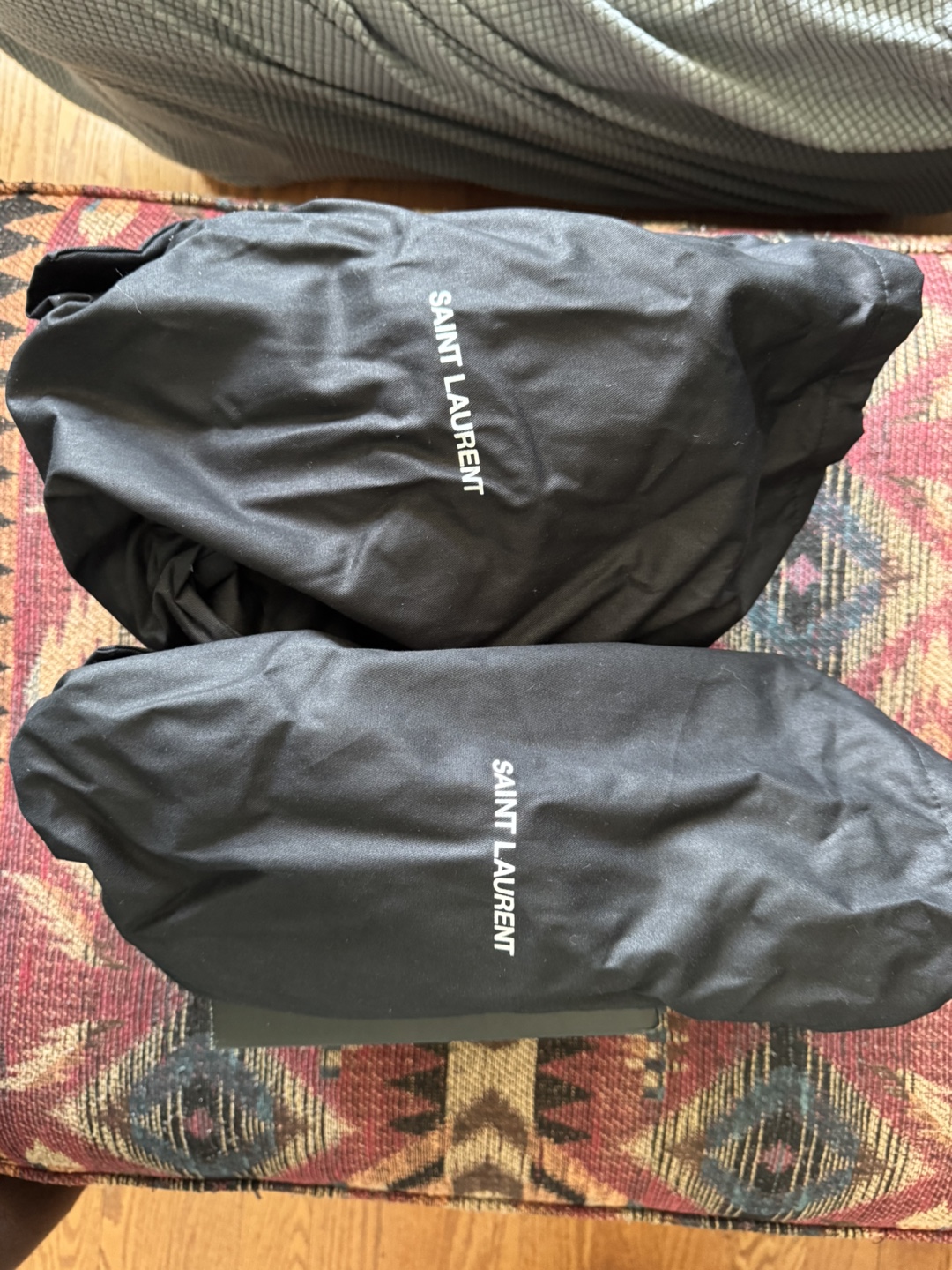 Saint Laurent Pink Boombox Print Slip-on Sneakers - photo 5