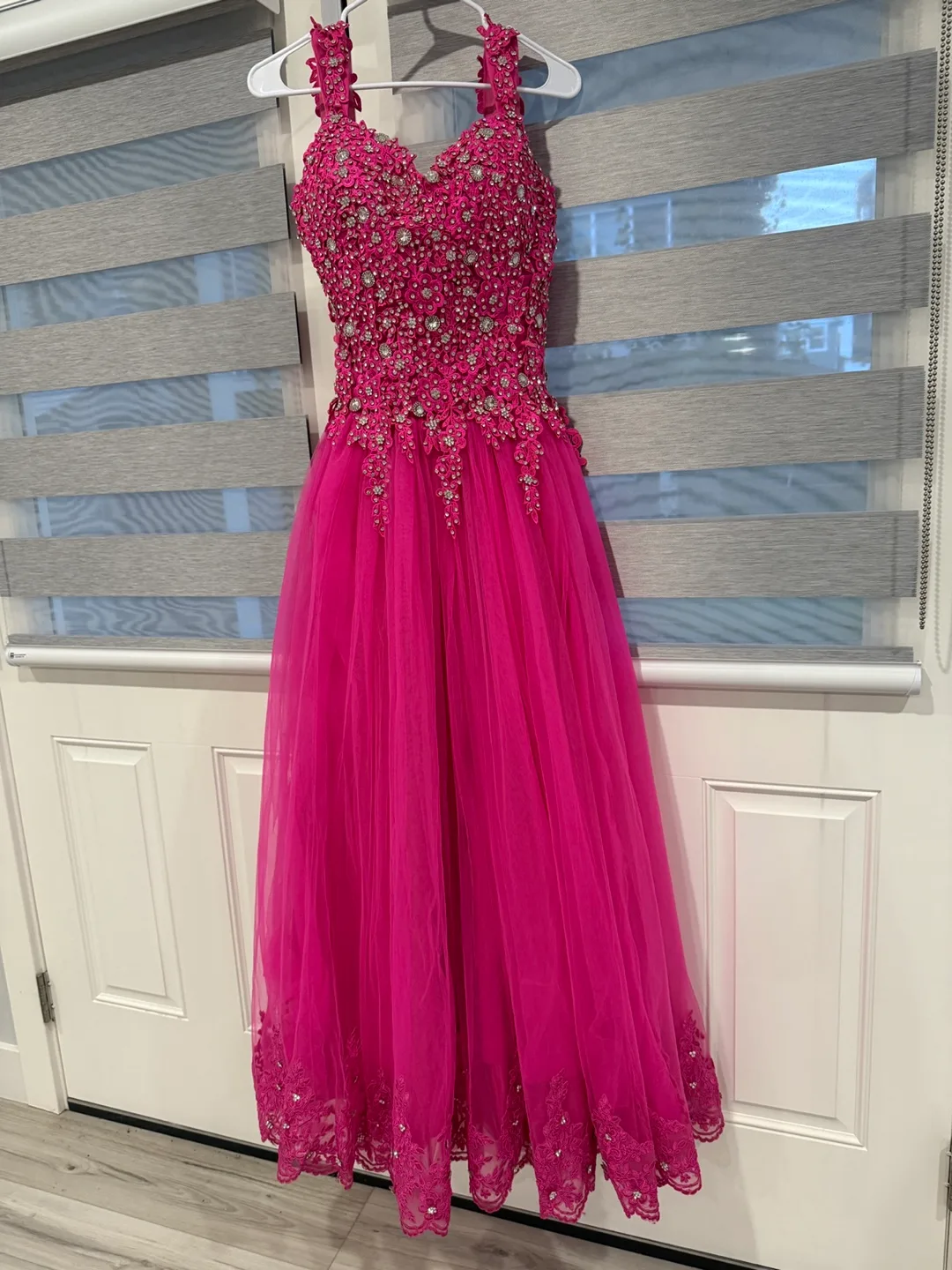 Pink Embellished Formal Dress thumbnail