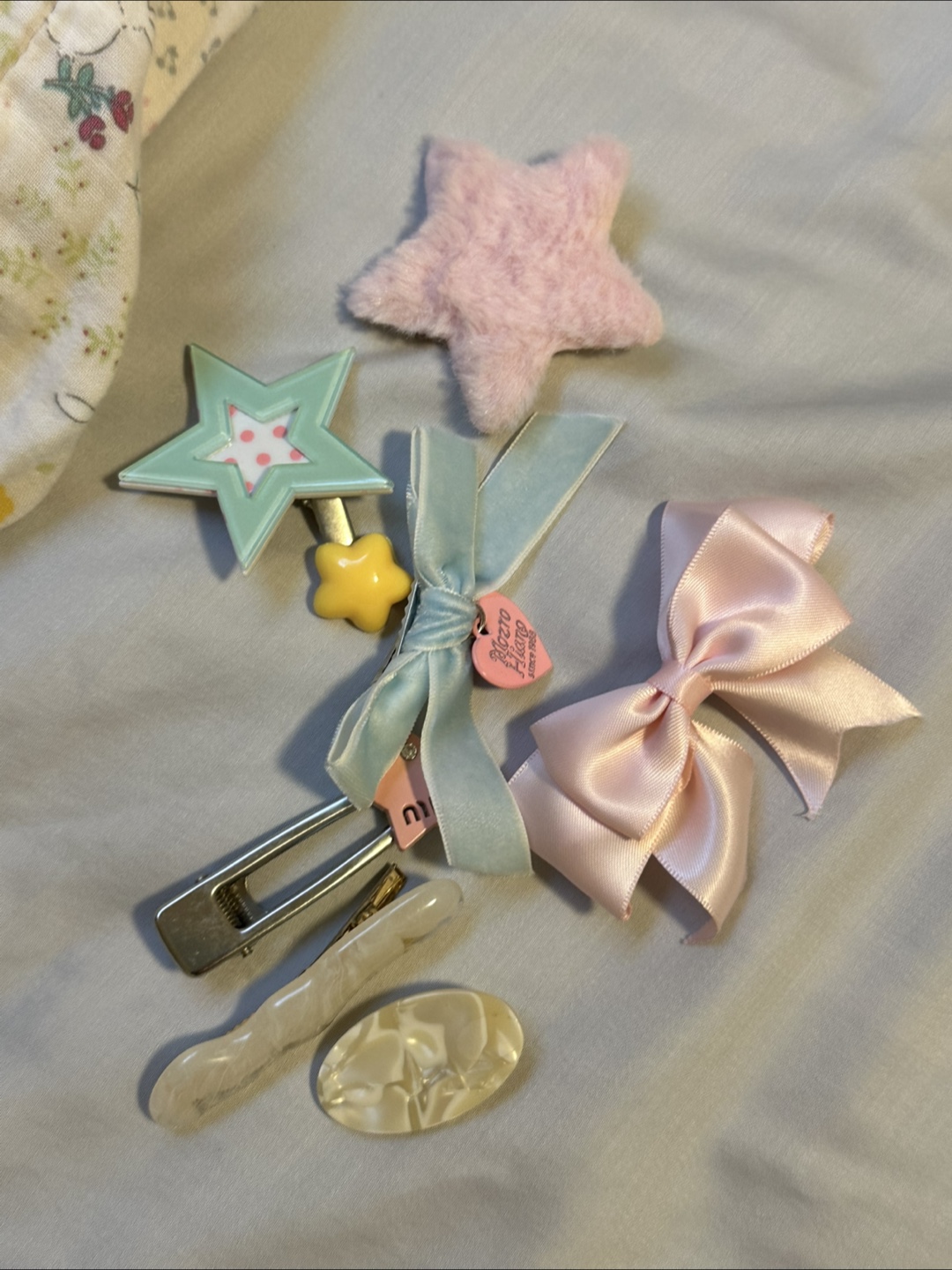 Assorted Hair Clips - Star, Bow, & More!
