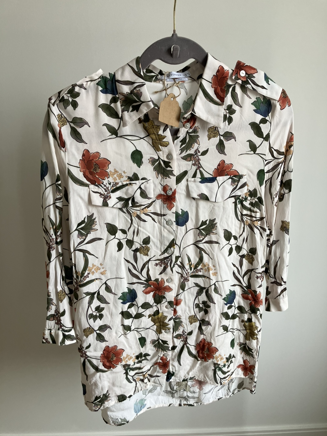 Reserved Floral Blouse - Size 6