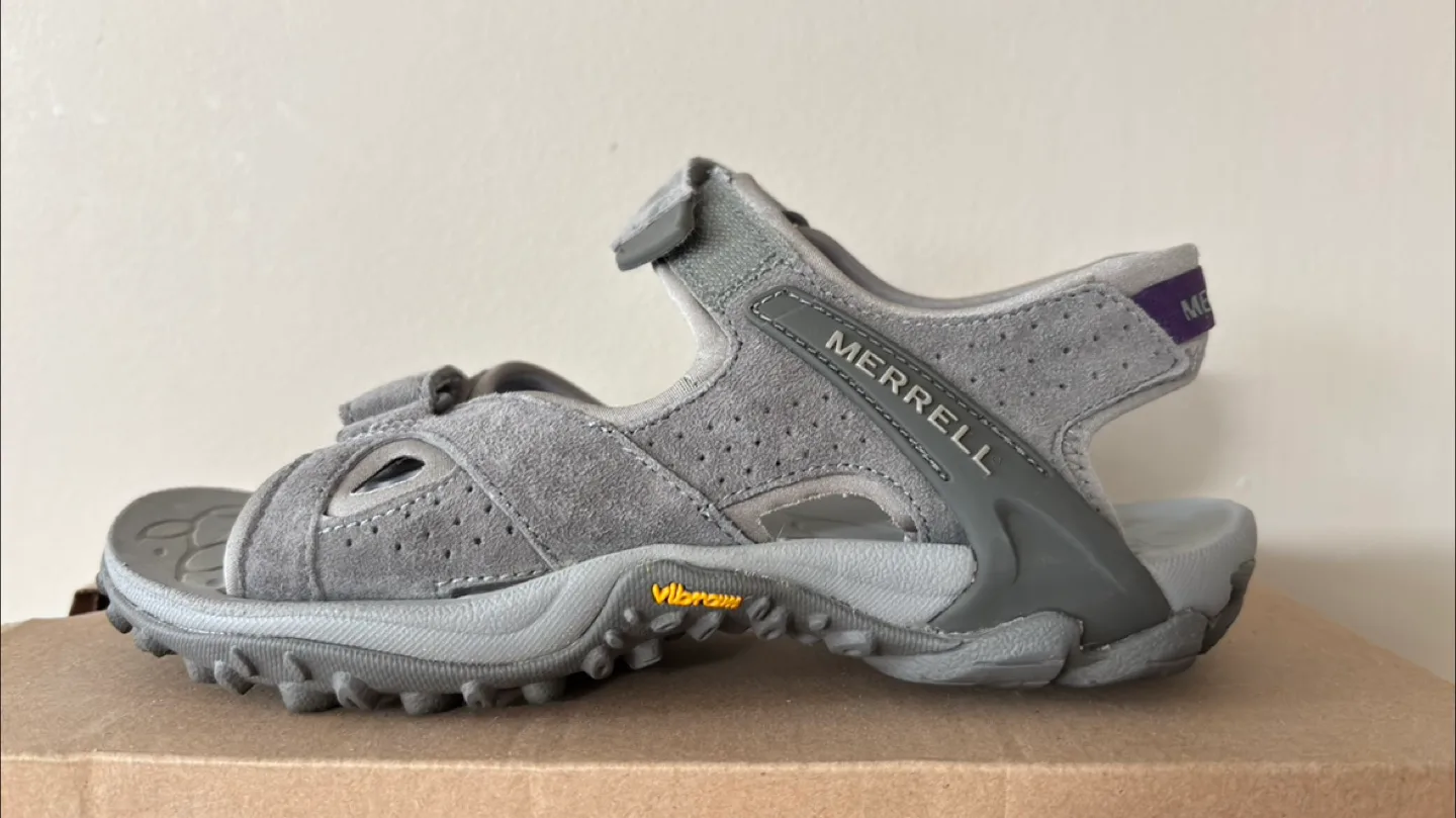 Merrell Kahuna 4 Strap Sandals Grey Size 6 thumbnail
