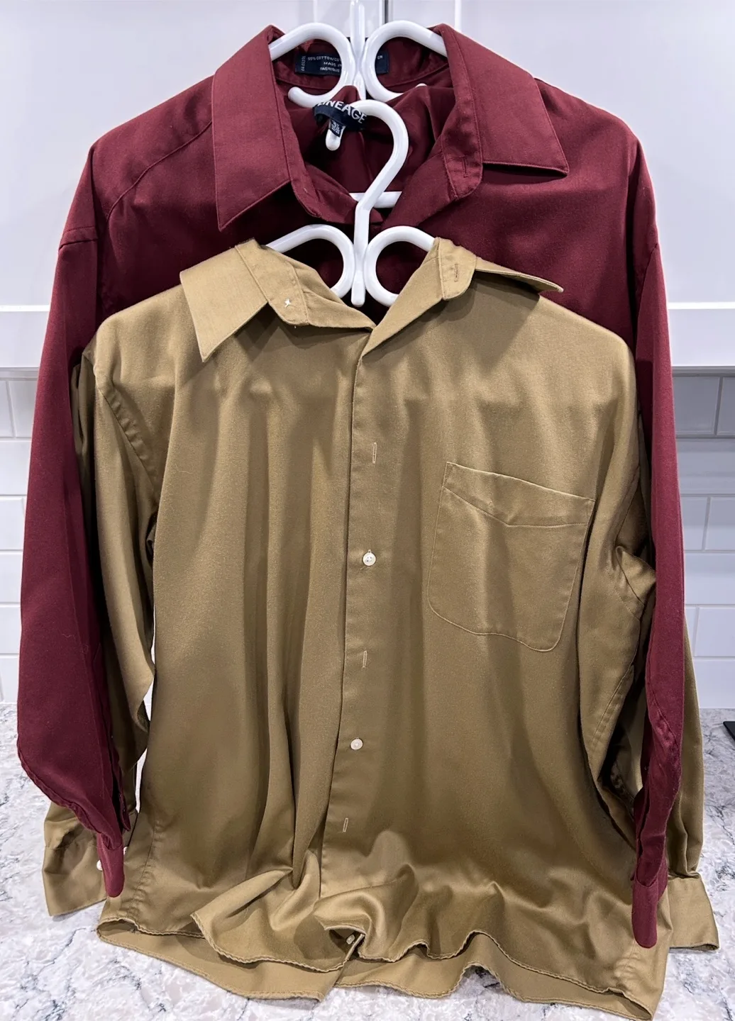 Lineage Men’s Dress Shirts - Size 16½ 32/33 thumbnail