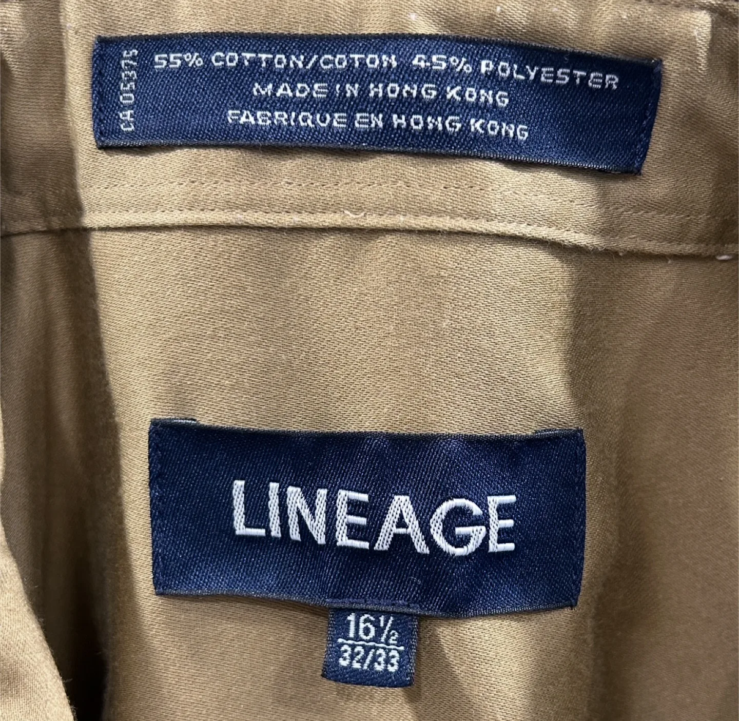 Lineage Men’s Dress Shirts - Size 16½ 32/33 image indicator(5)