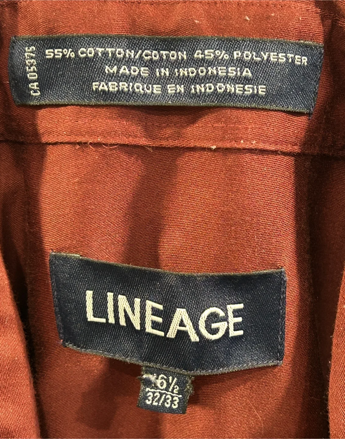 Lineage Men’s Dress Shirts - Size 16½ 32/33 image indicator(3)