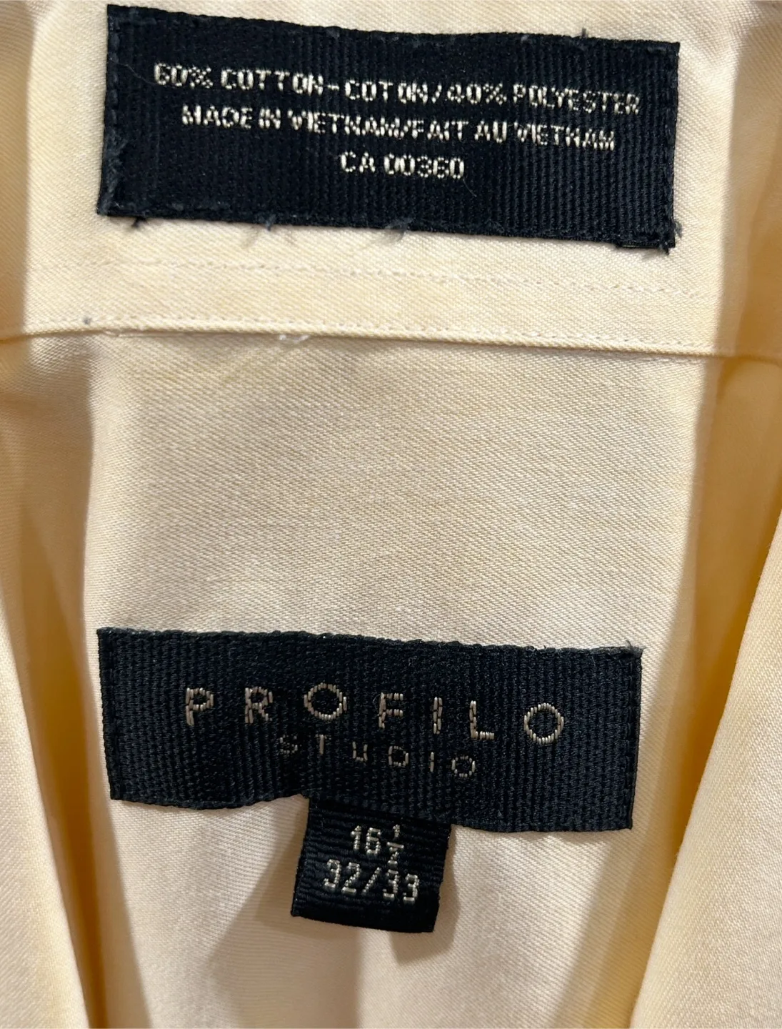 Profilo Studio Mens Long Sleeve Button Down Dress/Suit Shirts image indicator(3)