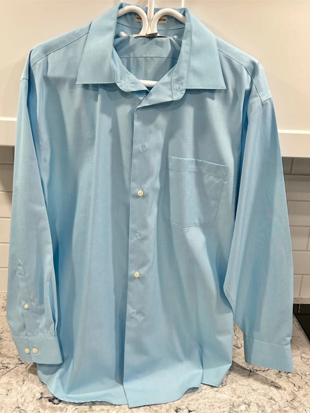 Moores Pronto-Uomo Non Iron Men’s Long Sleeve Dress/Suit Shirt image indicator(2)