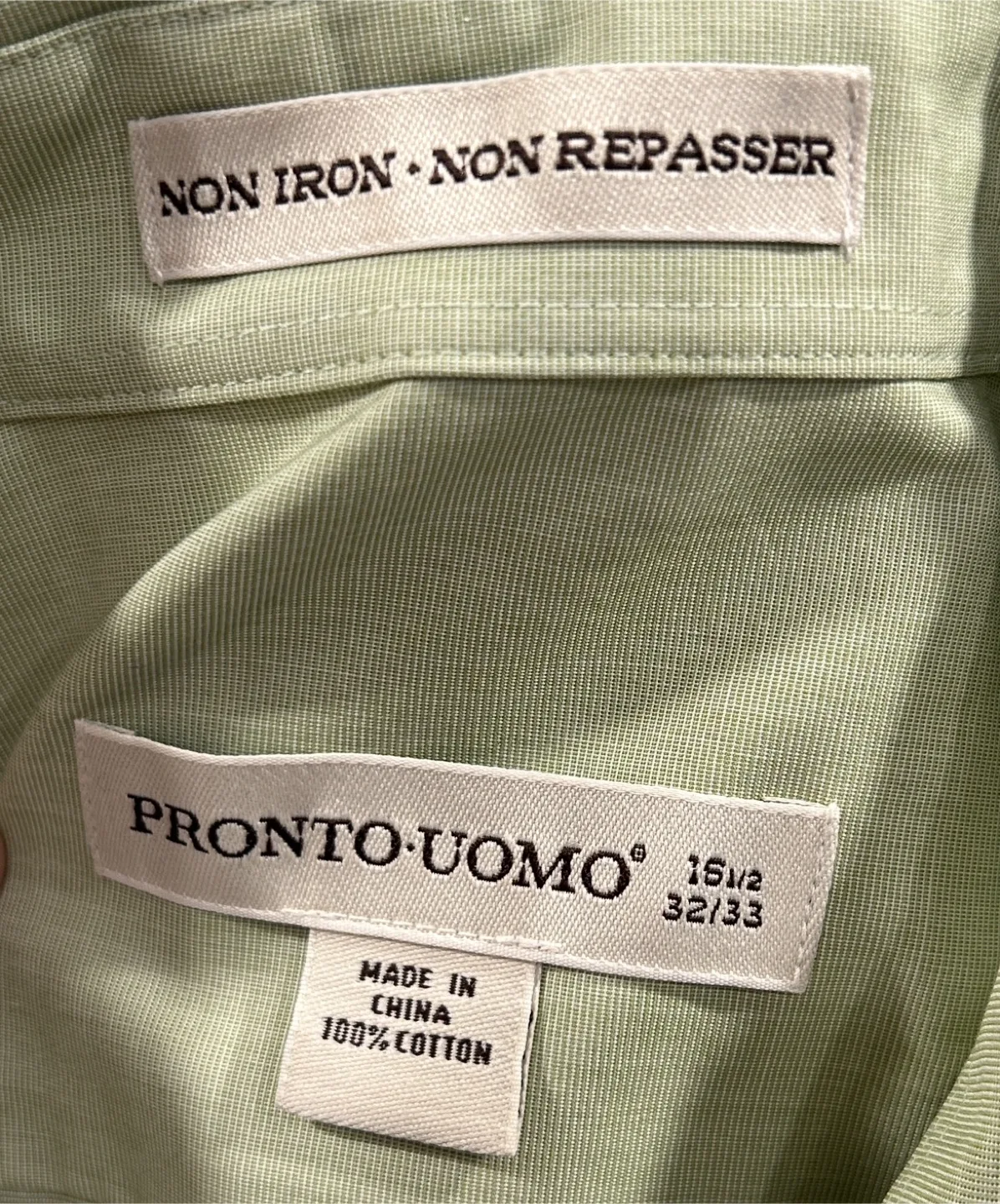 Moores Pronto-Uomo Non Iron Men’s Long Sleeve Dress/Suit Shirt image indicator(5)