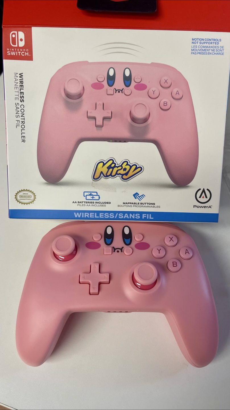 New - Nintendo Switch Wireless Kirby Controller 🧡