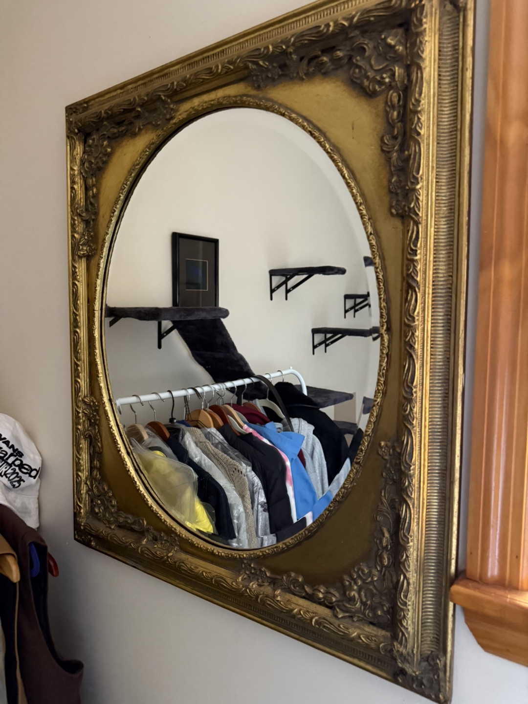 Gold Ornate Framed Mirror - photo 2