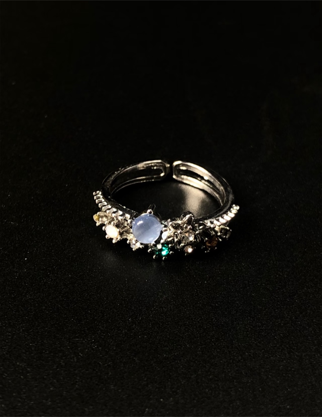 Aquamarine Ring Set of 3 - Brand New - photo 3