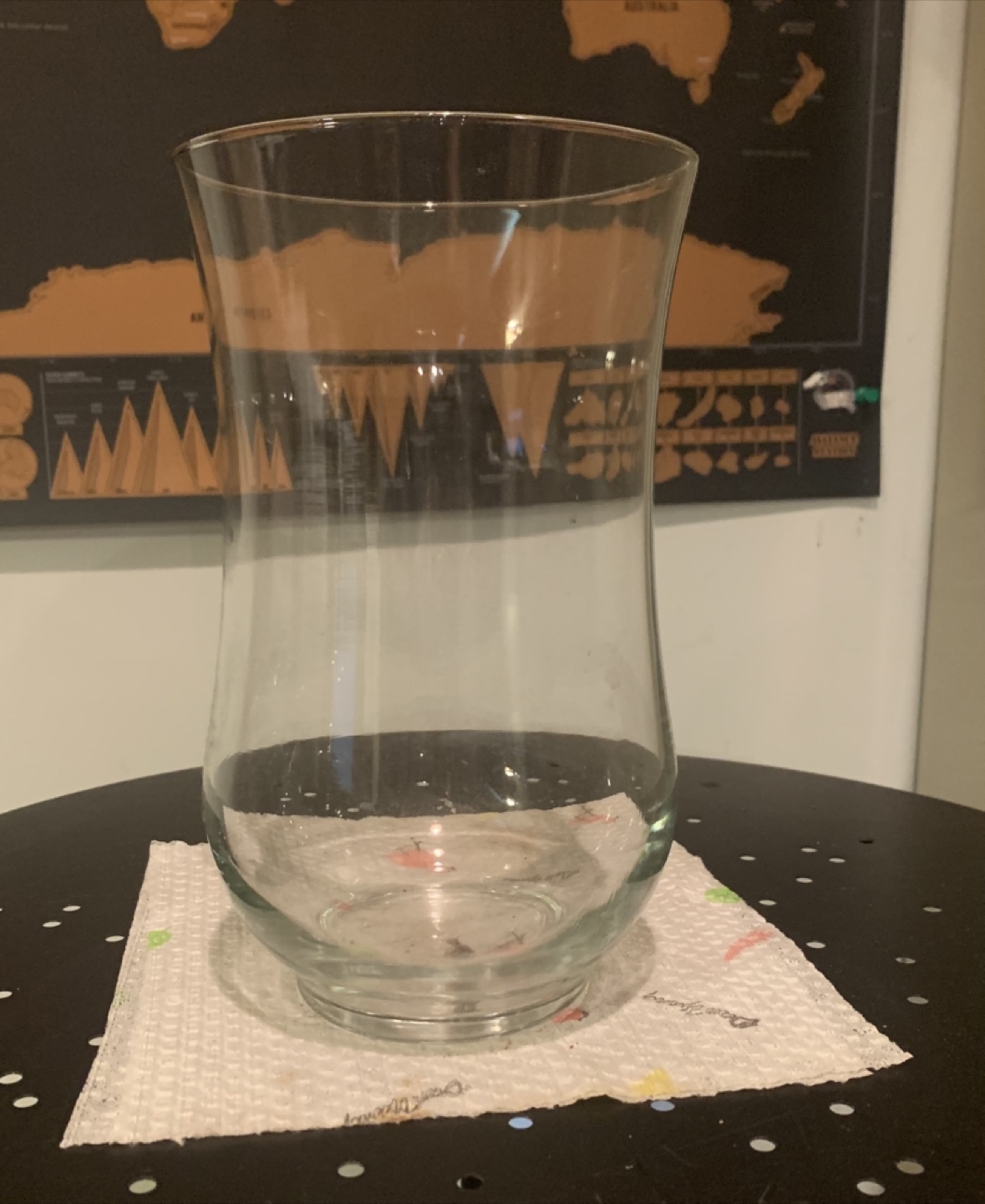 🧡 Clear Glass Vase