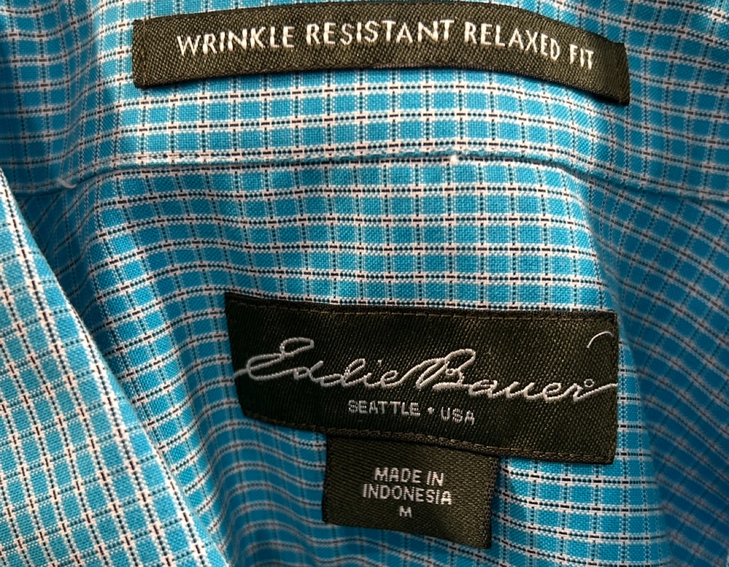 Eddie Bauer Wrinkle Resistant Relaxed Fit Plaid Shirts - photo 3