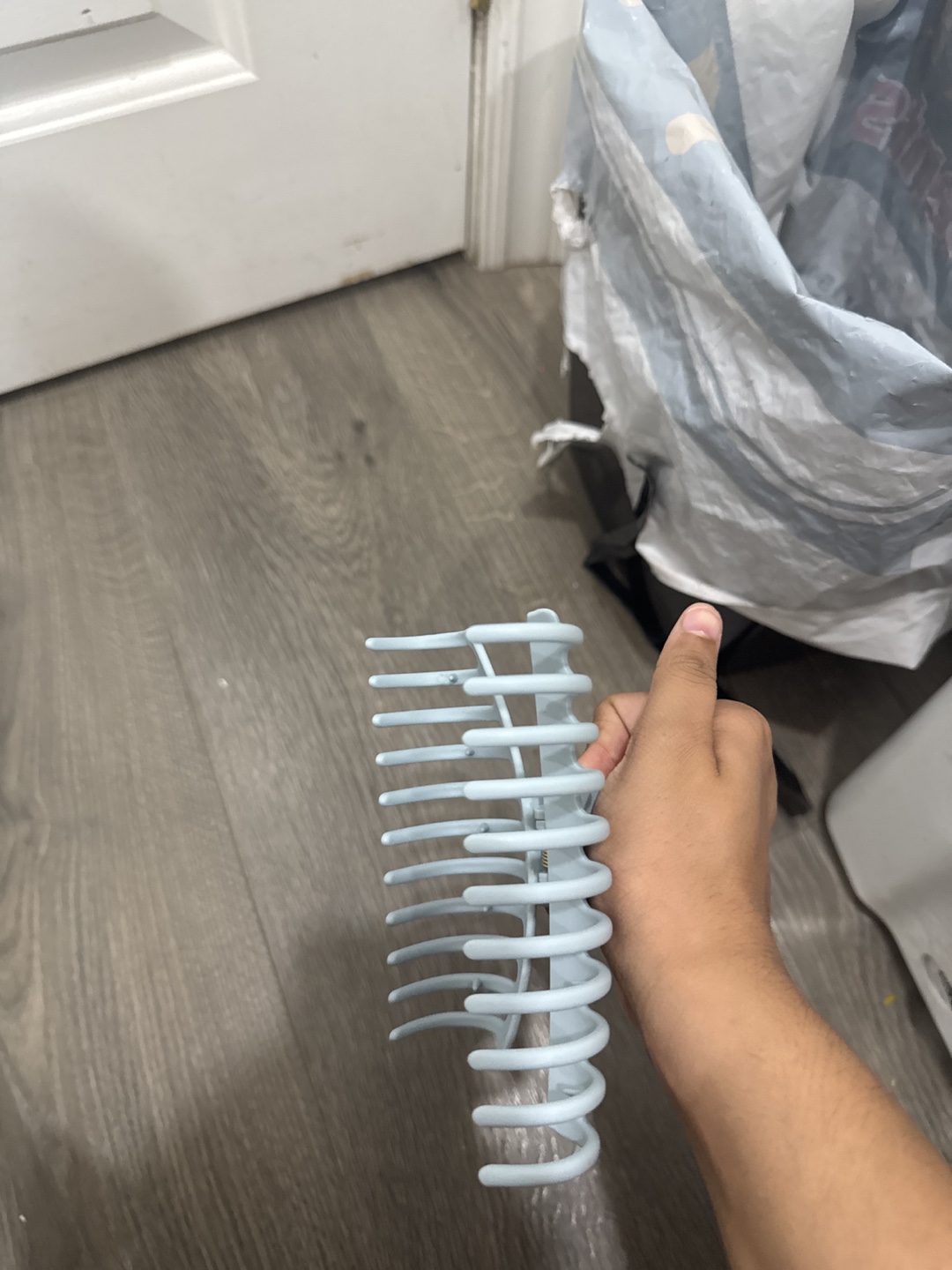 Light Blue Hair Claw Clip - photo 2