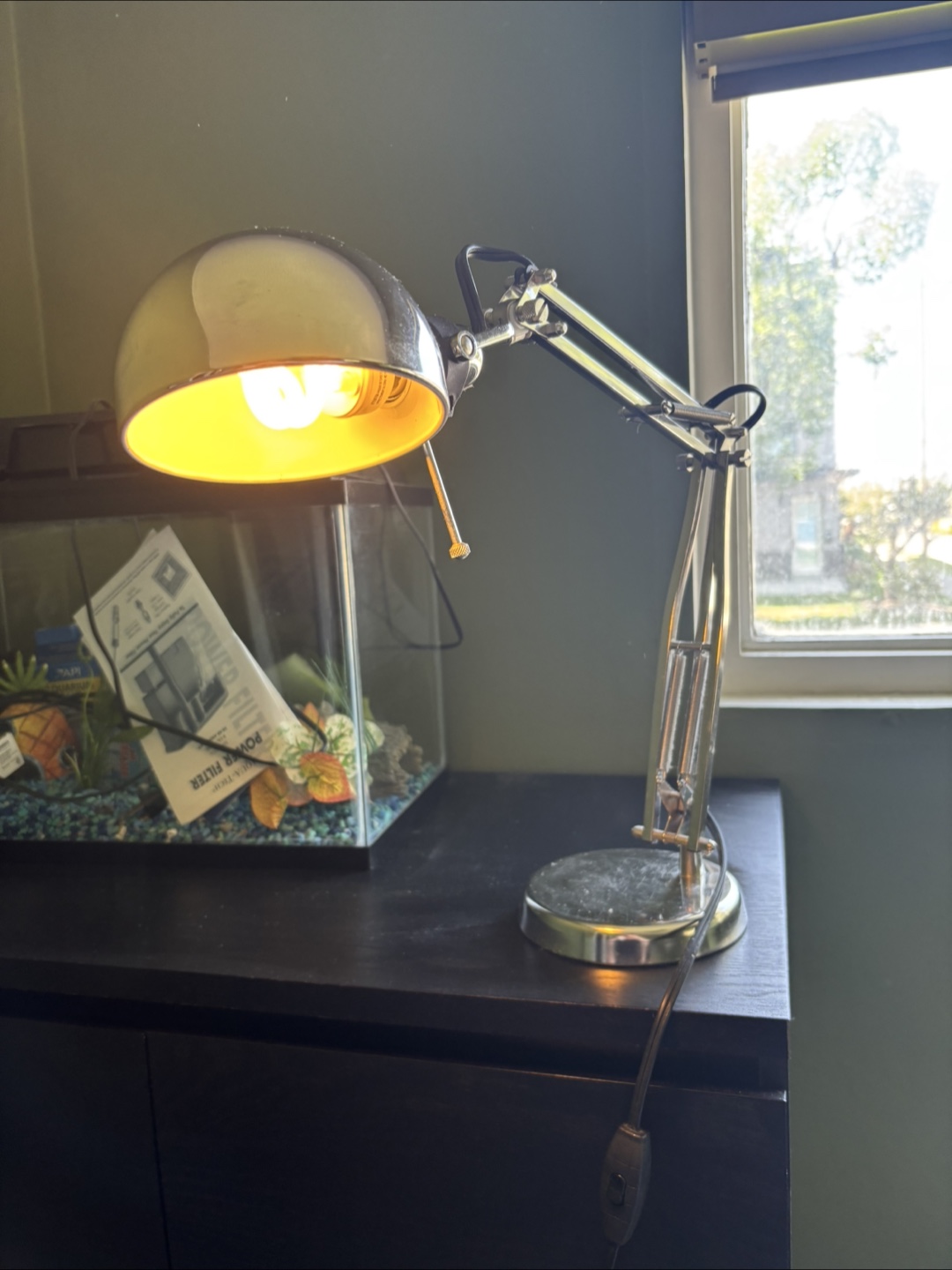 Adjustable Chrome Desk Lamp - photo 2
