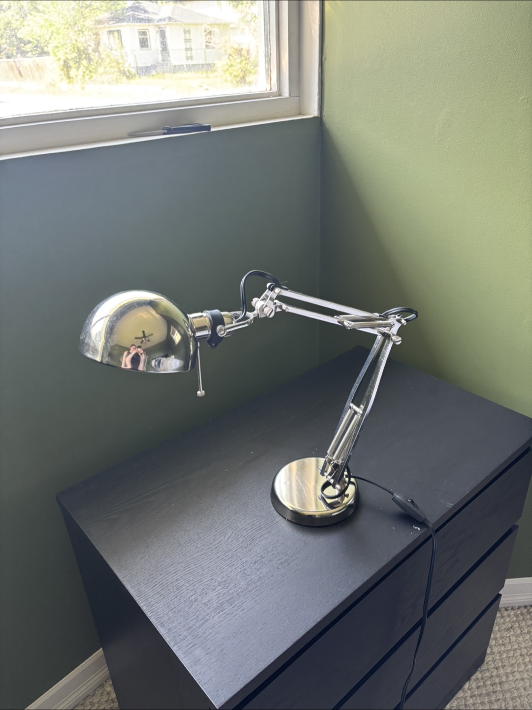Adjustable Chrome Desk Lamp - photo 3