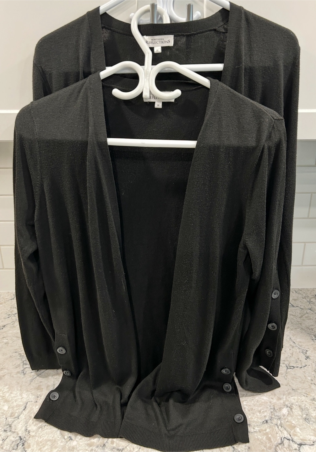 Women’s Light Weight Black Sweater/Cardigan ($15 each)