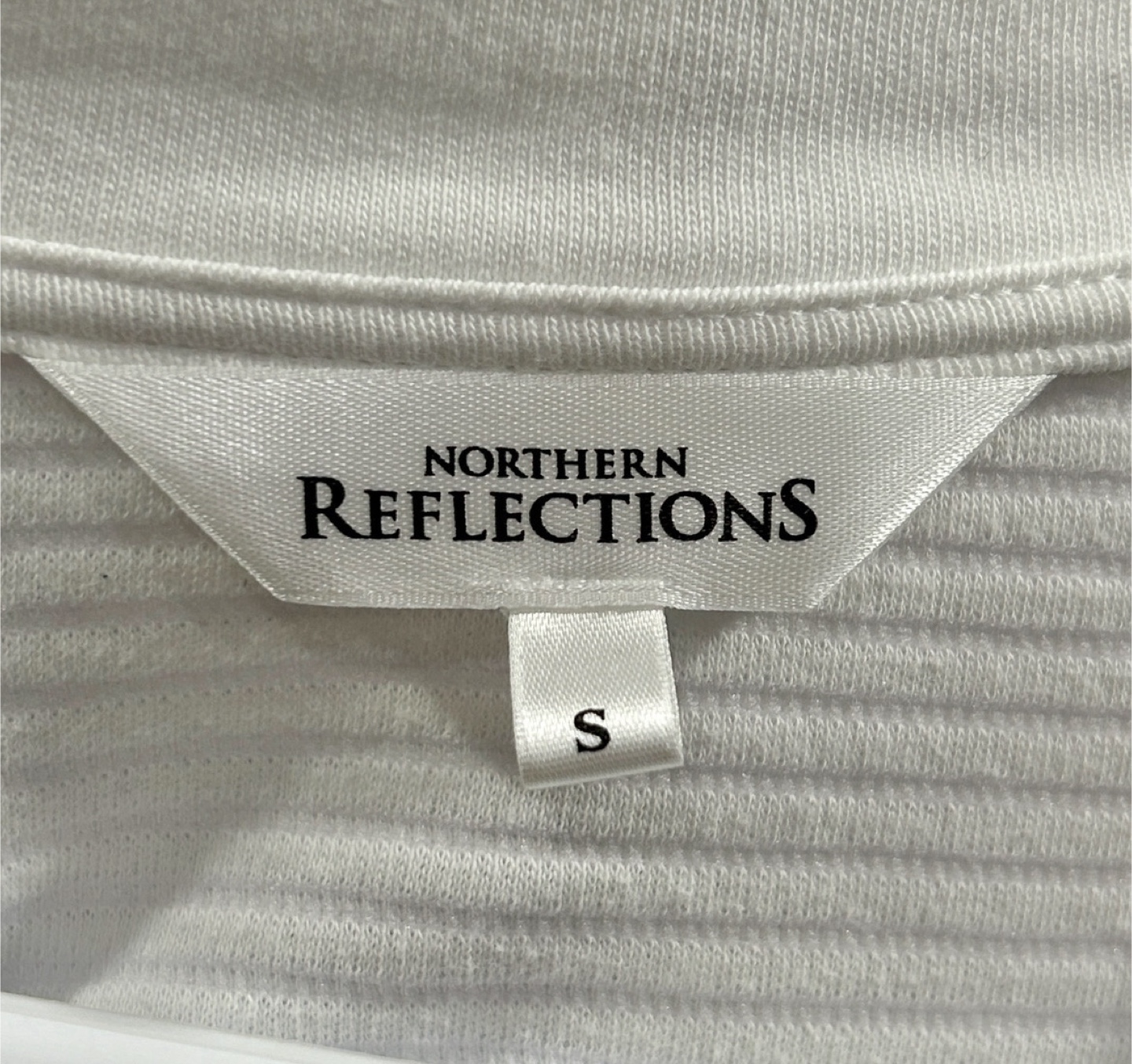 Women’s White Ribbed Cardigan Sweater (Northern Reflections) - photo 4