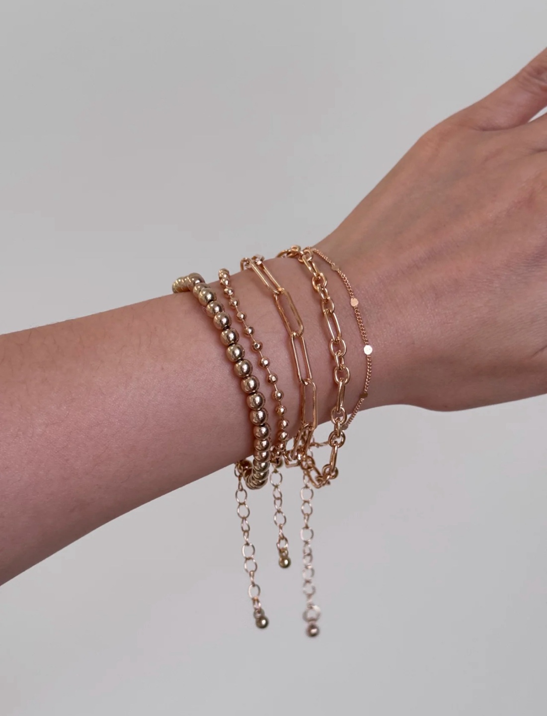 5-Piece Bracelet Layering Set – Brand New - photo 2