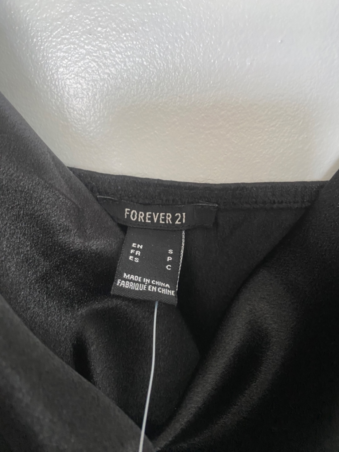 New with tag Forever 21 Black Slip Dress - Size S - photo 3