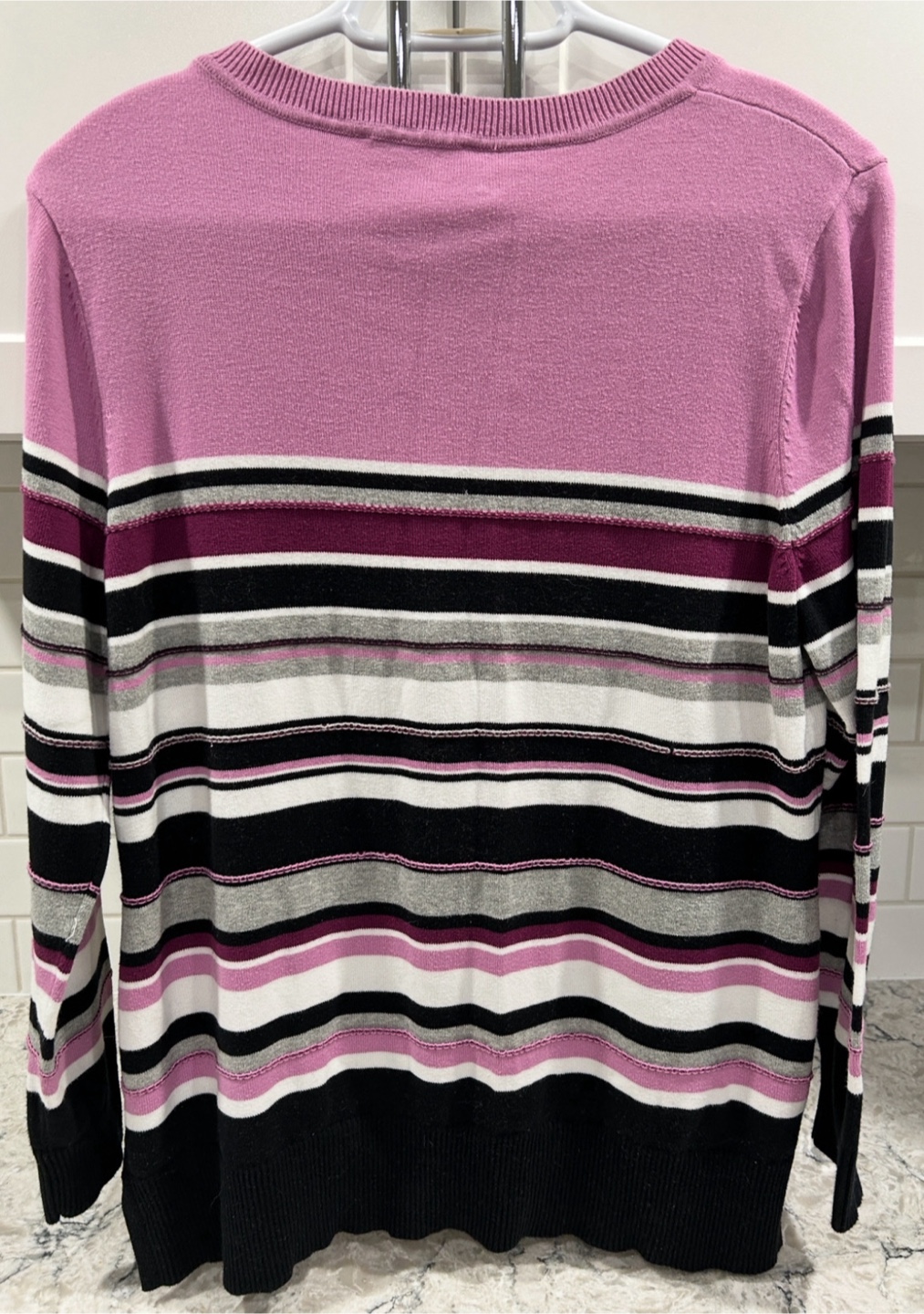 Women’s Striped Lightweight Sweater Shirt (Northern Reflections) - photo 2