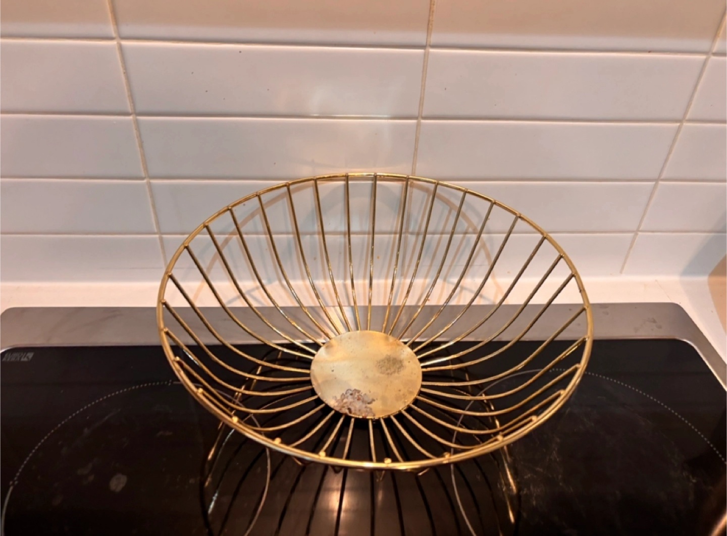 Gold Wire Fruit Bowl - photo 2