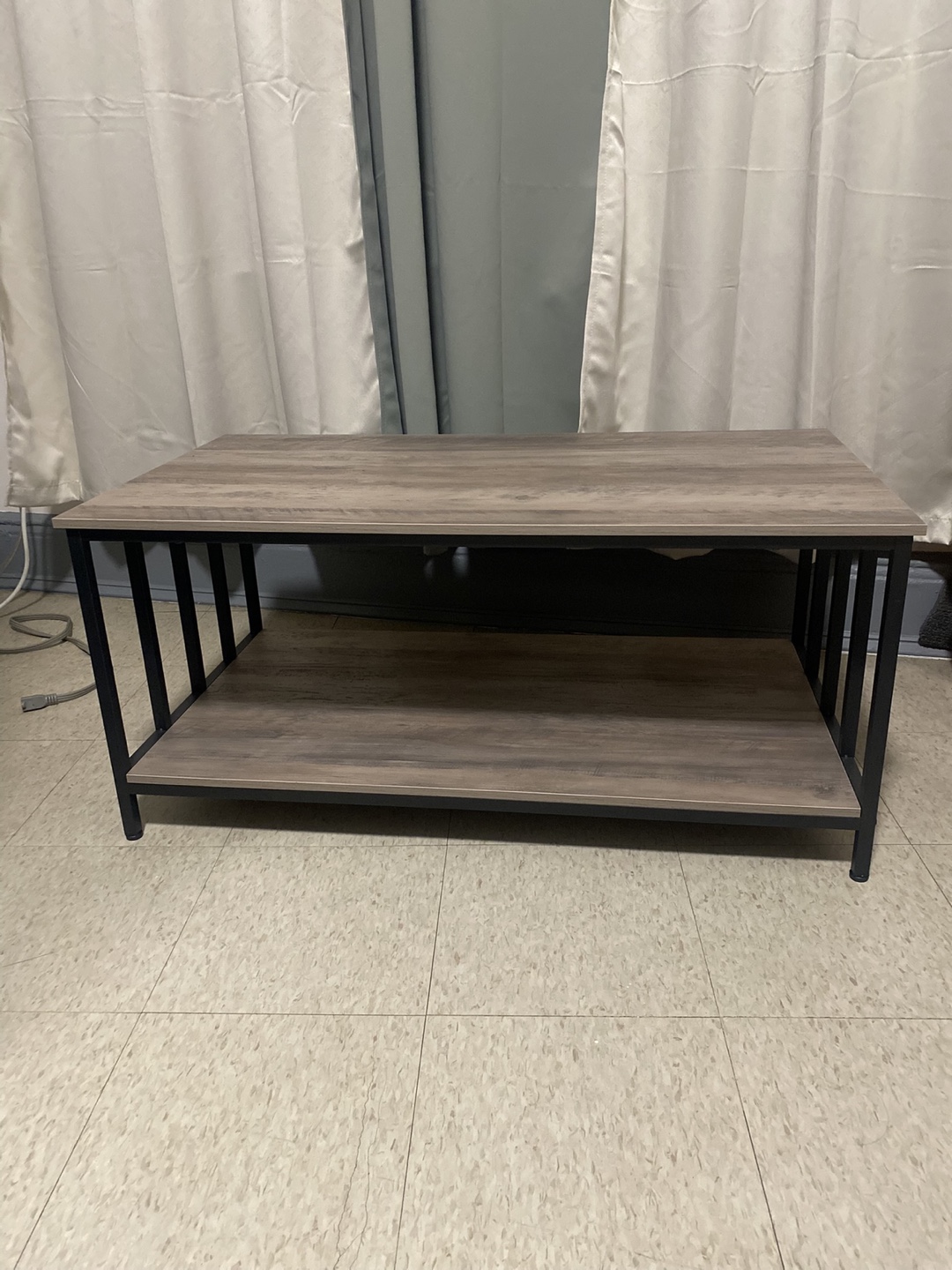 Homeiju Coffee Table - 39 inch Grey Wash - photo 2