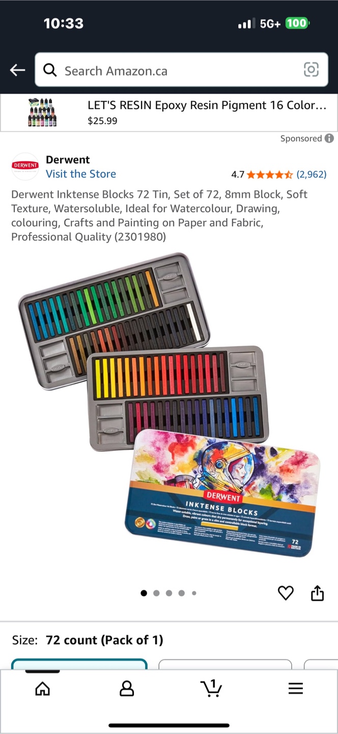 Derwent Inktense Inkblocks - photo 2