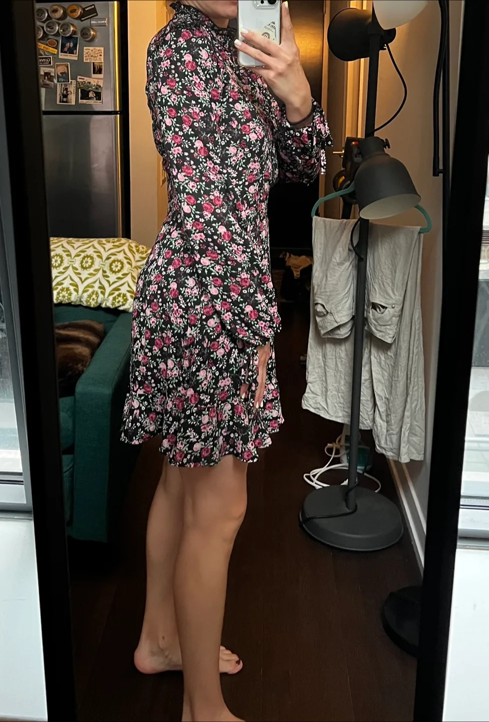 H&M Floral Print Dress - Size 6 thumbnail