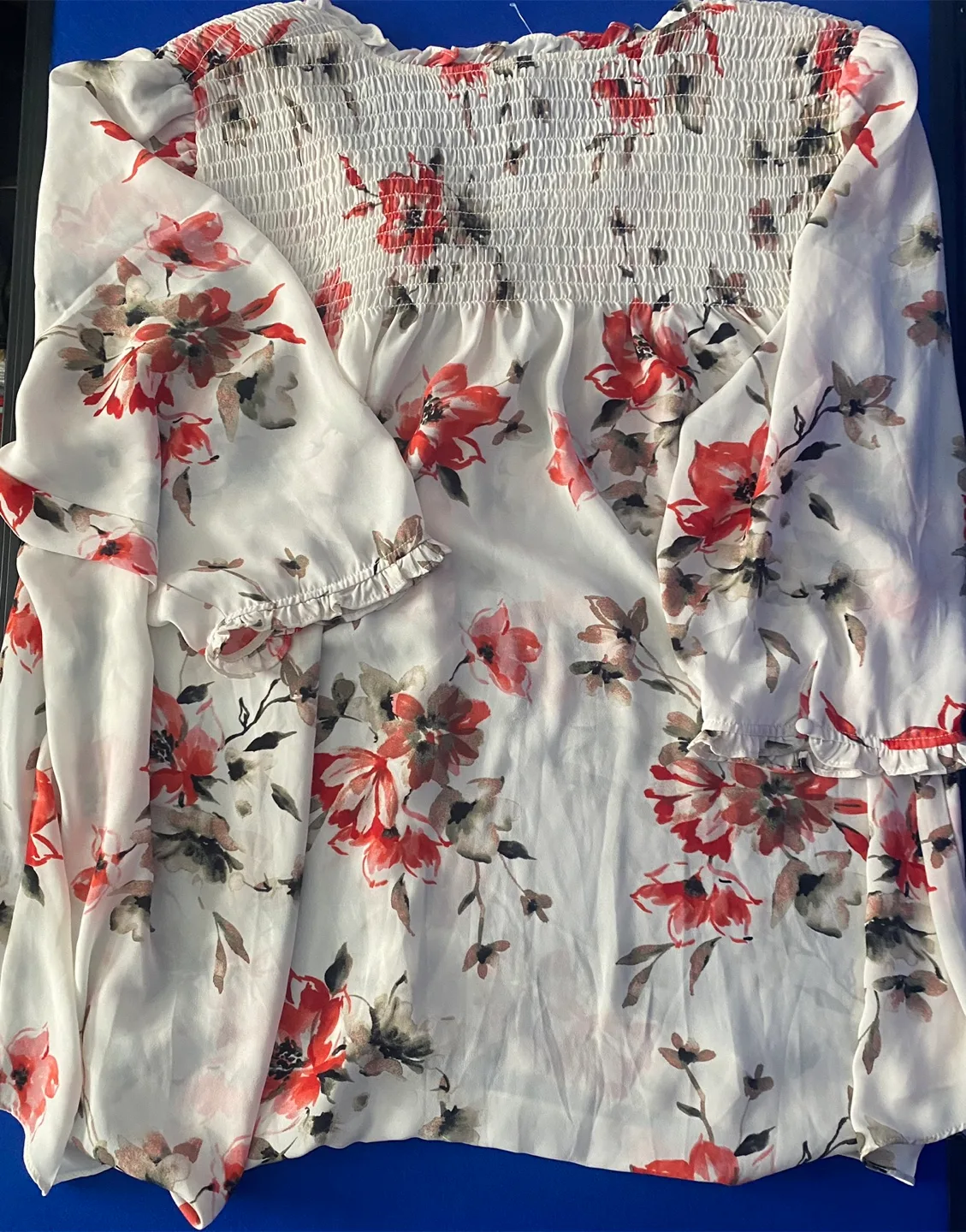 ROSE + OLIVE Womens Tunic Blouse Shirt with Covered Button image indicator(4)