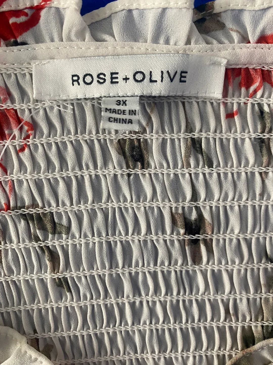 ROSE + OLIVE Womens Tunic Blouse Shirt with Covered Button image indicator(2)