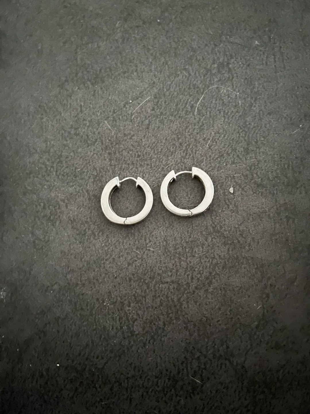 Silver Hoop Earrings thumbnail