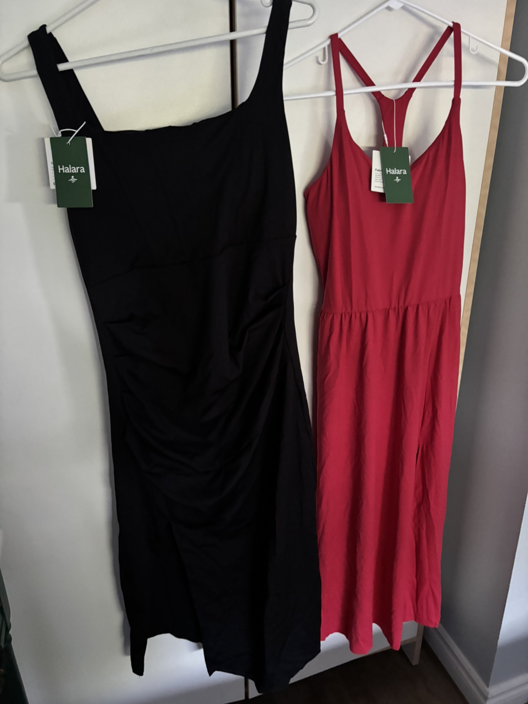 Halara Dresses - Black & Red