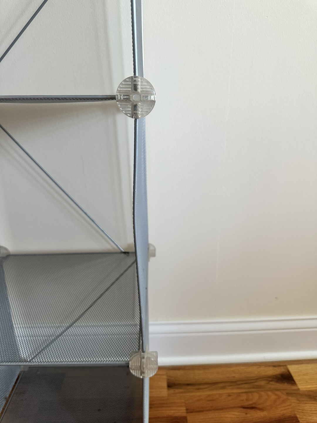 Gray Mesh 3-Tier Shelf - photo 3