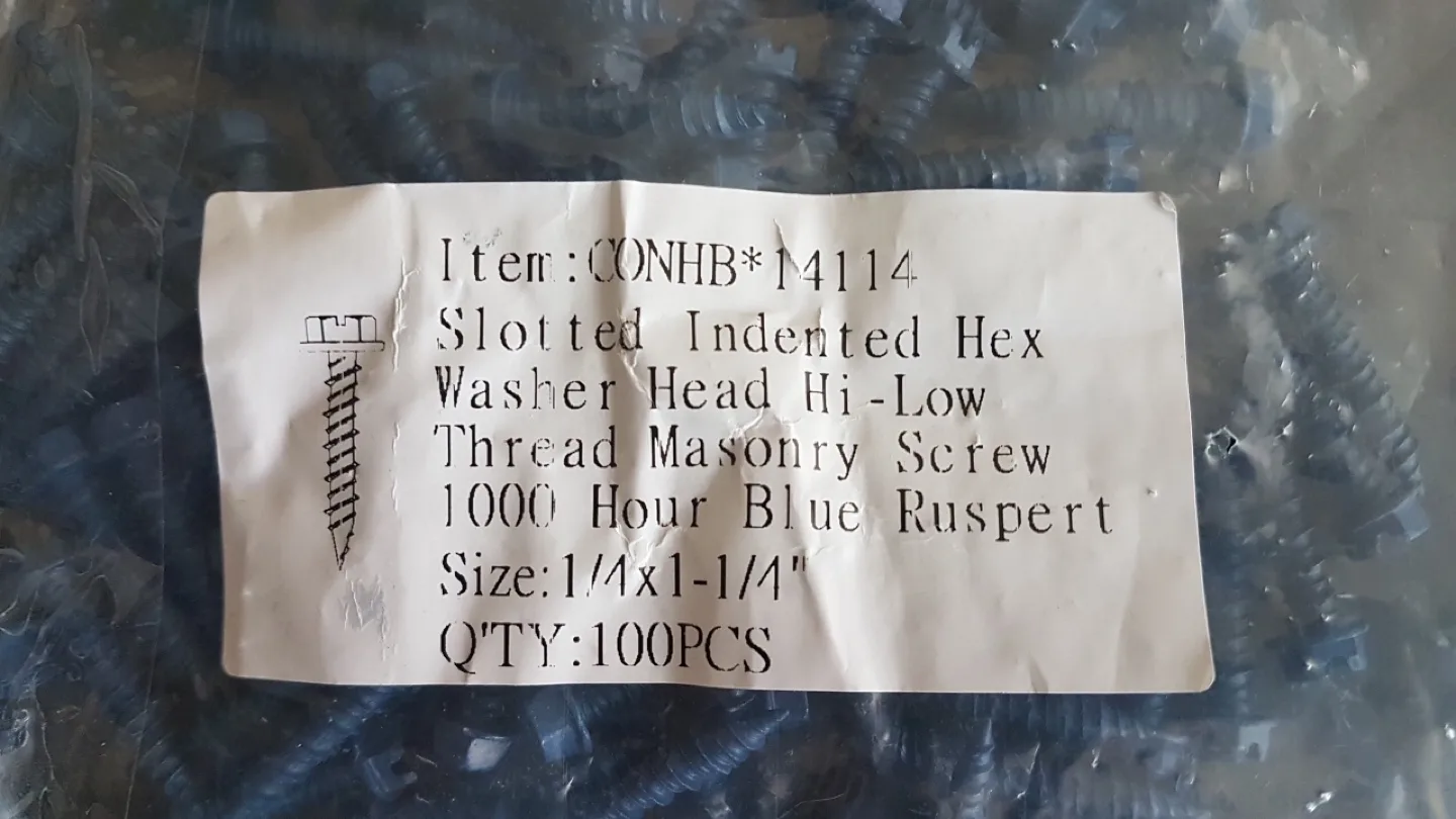 Snug Thread Masonry Screws image indicator(5)